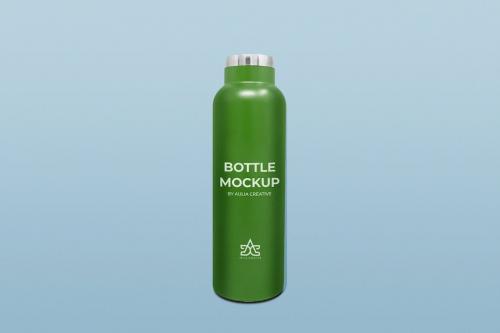 Bottle Mockup Logo and Brand