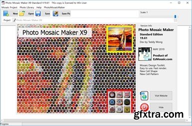 Photo Mosaic Maker X9 Standard Edition 19.61