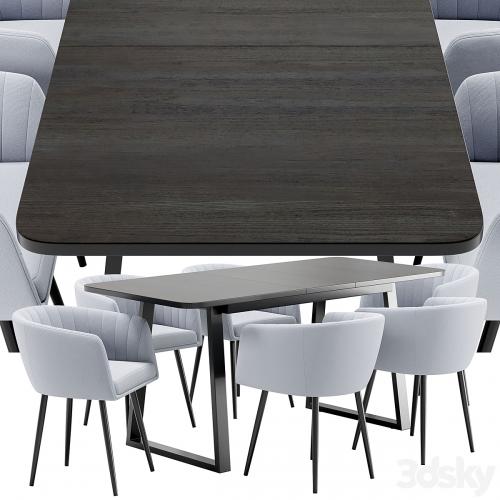 Alina dining chair and Sheffilton table