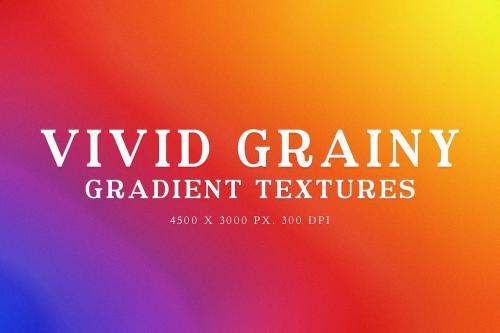 Vivid Grainy Gradient Textures