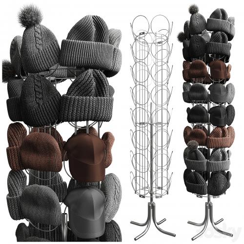 Set of hats and accessories 02