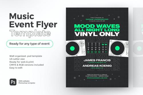 Music Event Flyer / Poster Template