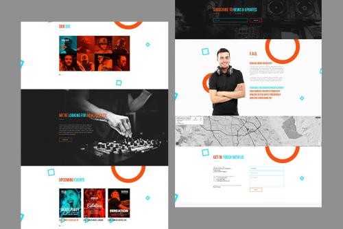 PerfectBeat - DJ Booking Agency PSD Template