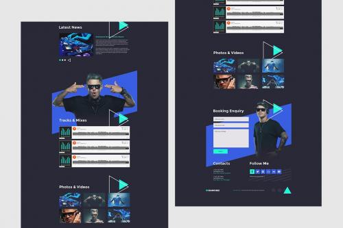 ProDJ - Creative DJ / Producer Site PSD Template