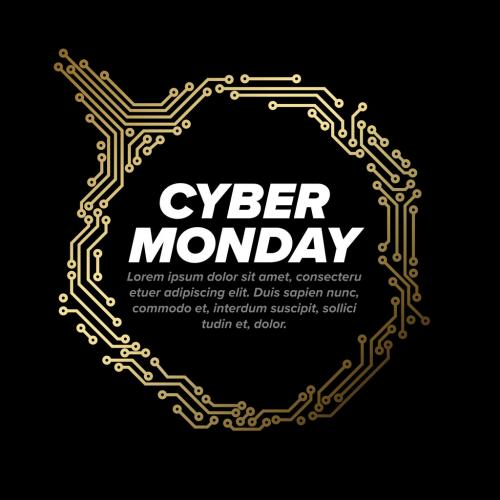 Cyber Monday Promotion Layout - 309457933