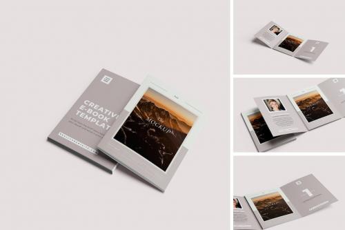 Book with to Cover Mockups