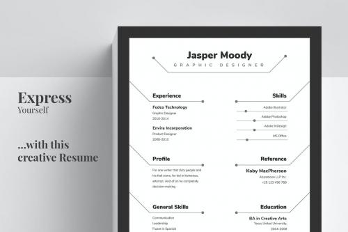 Abstract Resume/CV - Jasper