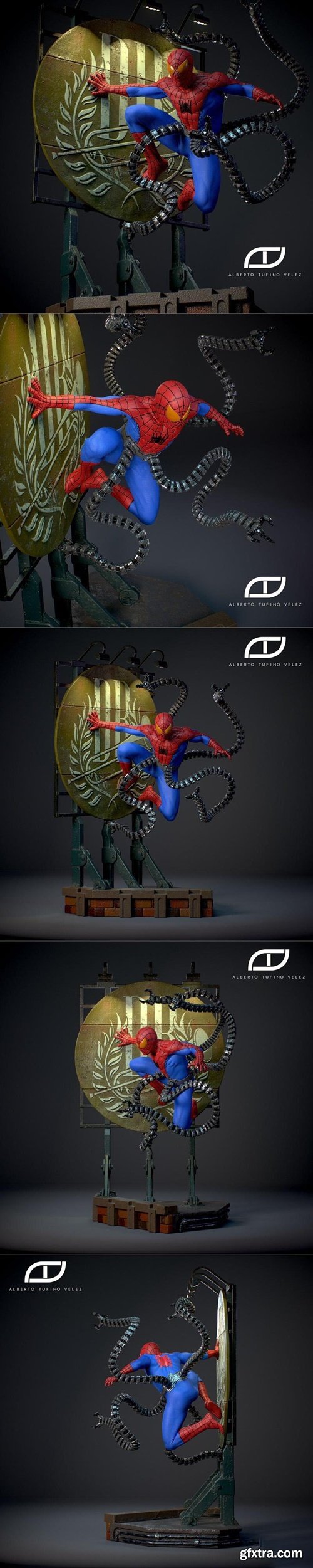 Octo-Spider by Alberto Tufino Velez &ndash; 3D Print Model