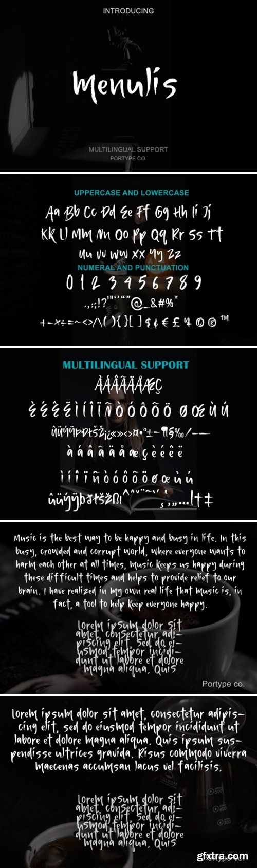 Menulis Font