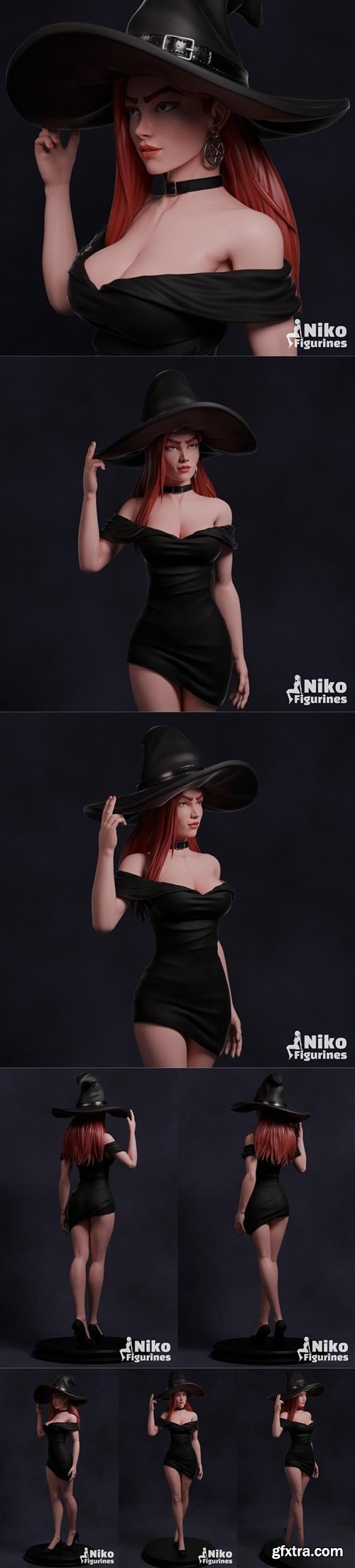 Witch by Niko Figurines &ndash; 3D Print Mode