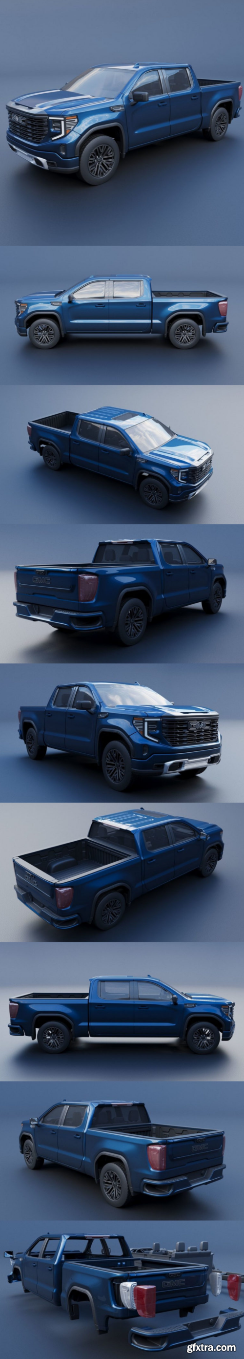 GMC Sierra 1500 – 2023 – 3D Print Model