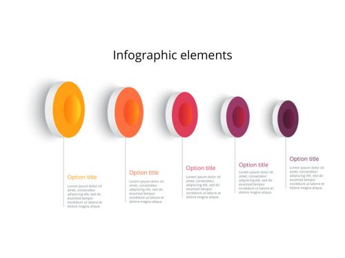 5 Step Infographic Layout with Circular Elements - 310005745