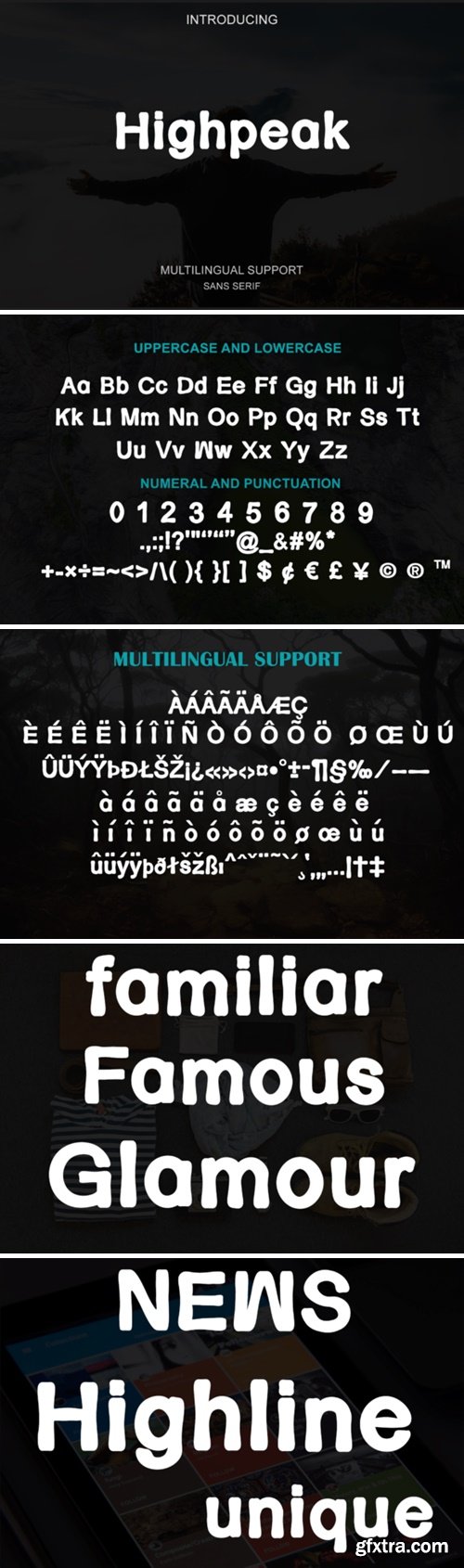 Highpeak Font