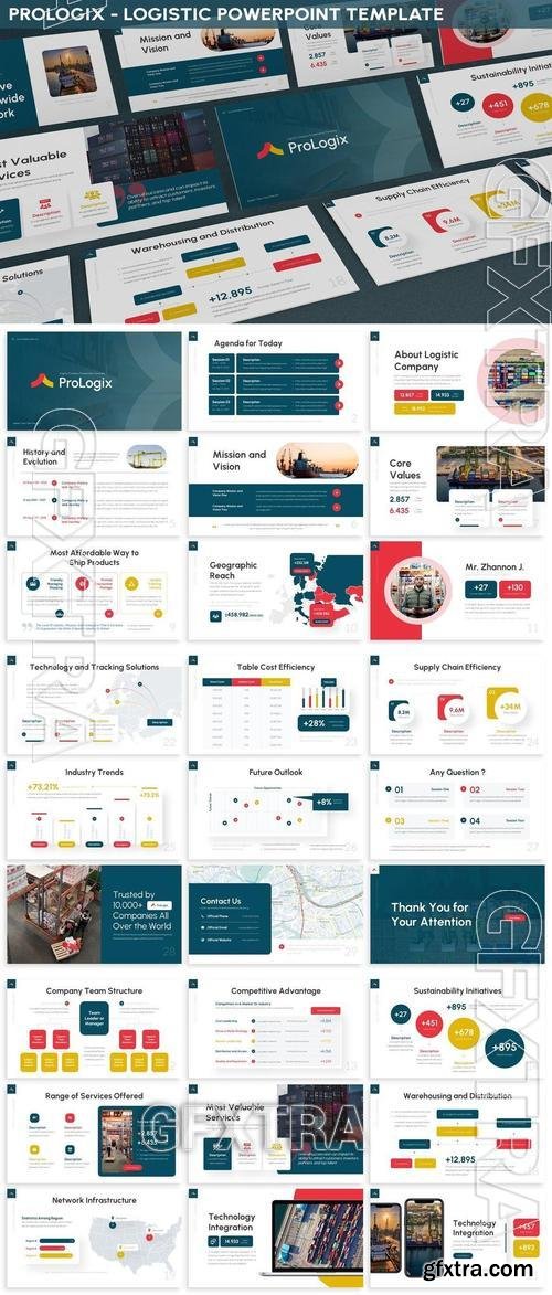 Prologix - Logistic Powerpoint Template WXWTY9N