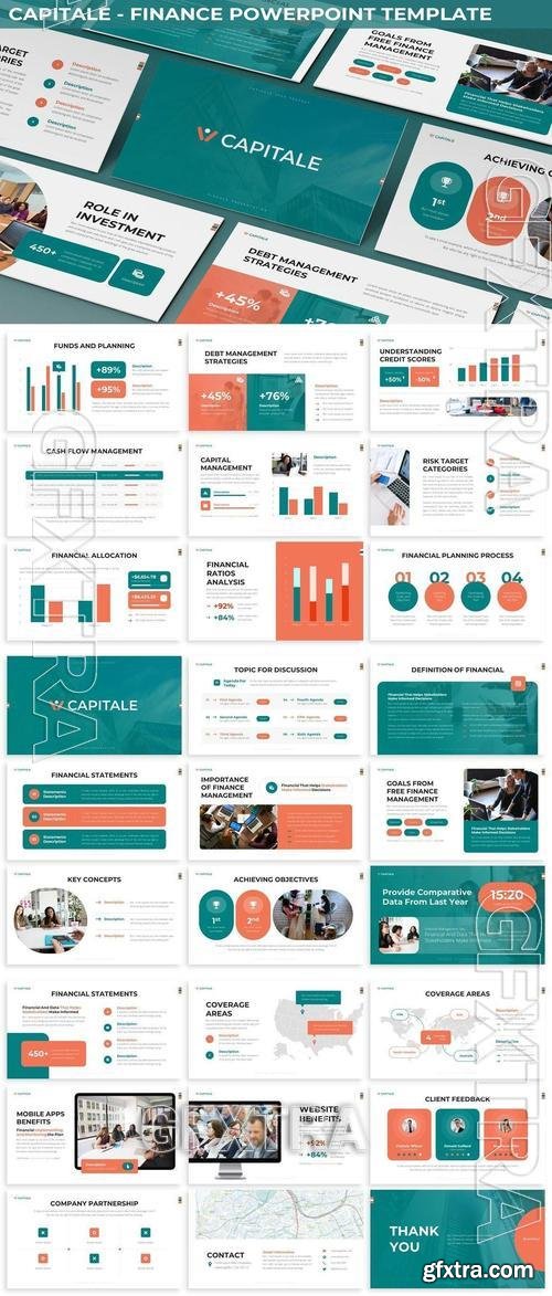 Capitale - Finance Powerpoint Template TZTBW83