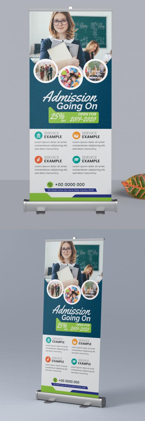 School Rollup Banner Layout - 310254791