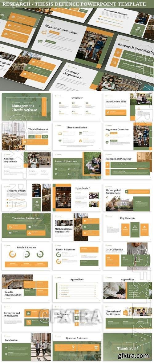 Research - Thesis Defence Powerpoint Template 7JPA3UW