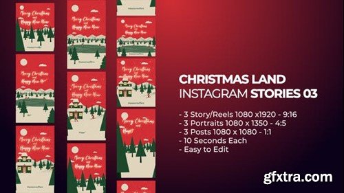 Videohive Christmas Land Instagram Stories 03 49483957