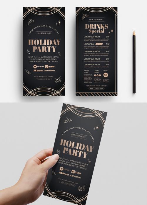 New Year'S Eve Holiday Party Flyer Layout - 310932741