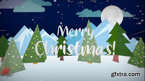 Videohive Christmas Town Logo Reveal 49517752