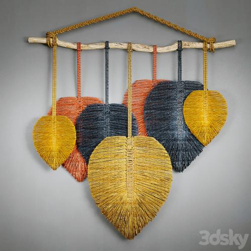 macrame leaves