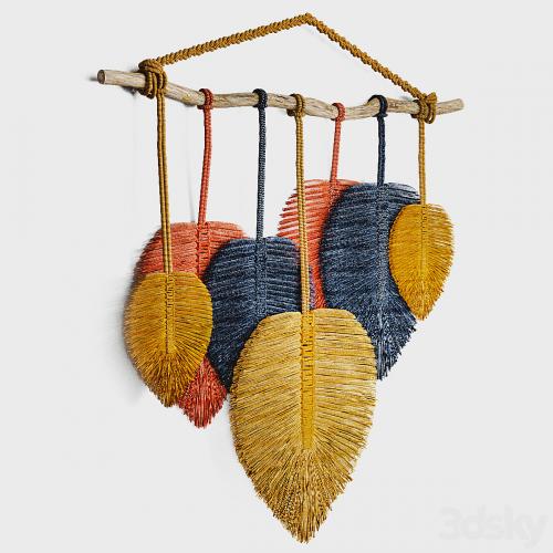 macrame leaves