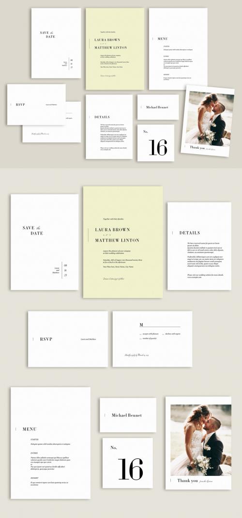 Minimalist Wedding Suite Layout - 313656340