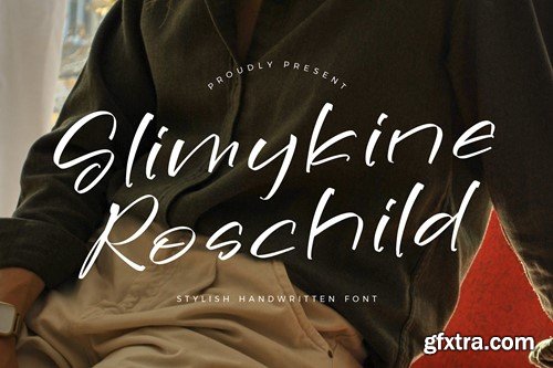 Slimykine Roschild Stylish Handwritten Font KBJ8MVJ