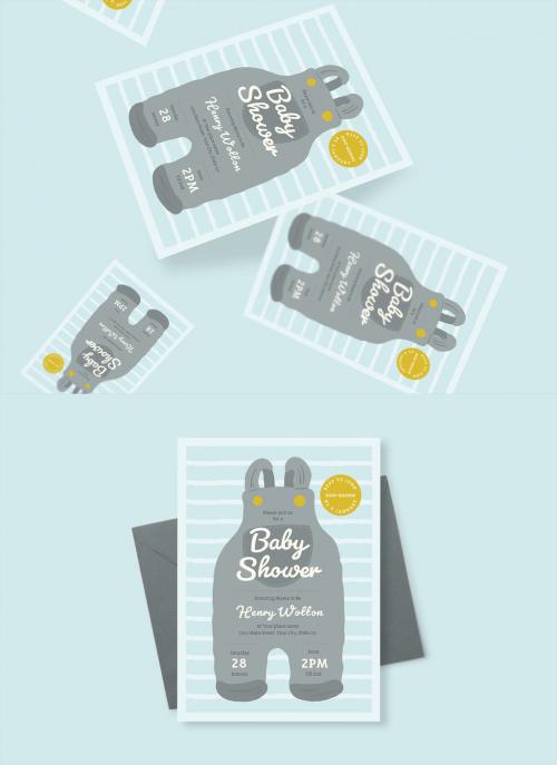 Baby Shower Invitation Layout - 313884970