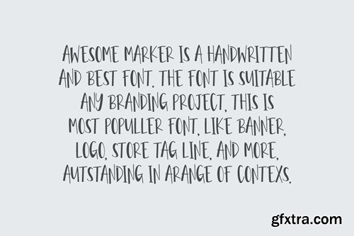 Awesome Marker Font 8R6ZZTQ