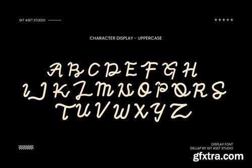 Gellap Scrip Font F8GM8R7