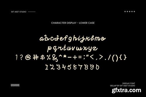 Gellap Scrip Font F8GM8R7