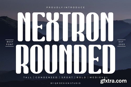 Nextron Rounded - Condensed & Tall Font GPPHAGV