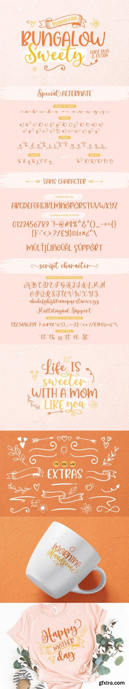 Bungalow Sweety Duo Font