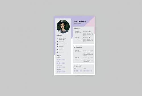 CV Purple Resume Designer