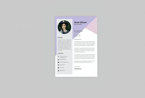 CV Purple Resume Designer