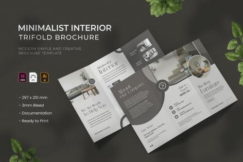 Minimalist Interior - Trifold Brochure