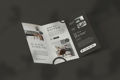 Minimalist Interior - Trifold Brochure