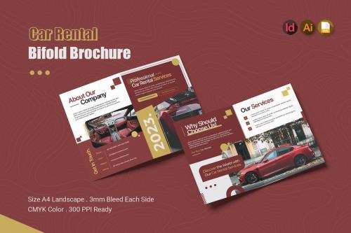 Car Rental Bifold Brochure