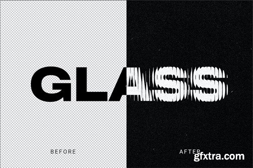 Refracted Text Effect JESN9DG