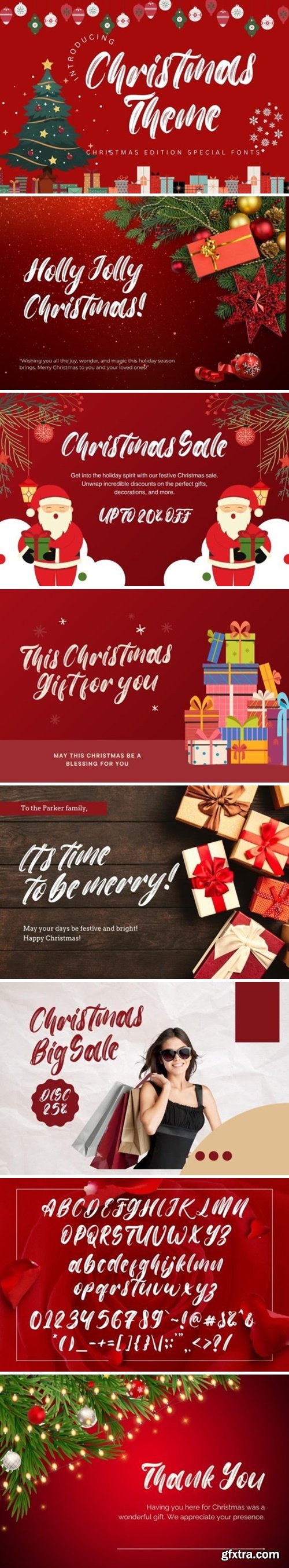 Christmas Theme Font