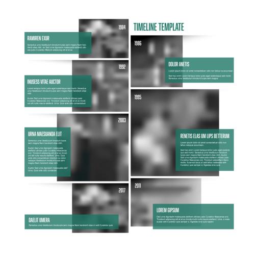 Photo Timeline Layout with Descriptions - 314326354