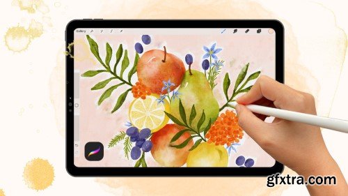 Create Stunning Fruit Art in Procreate: Digital Watercolor Techniques