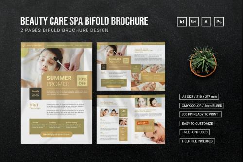 Beauty Care Spa - Bifold Brochure