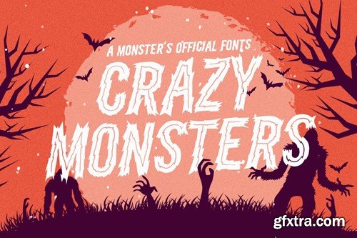 Horror Crazy Monster Fonts JDVV255