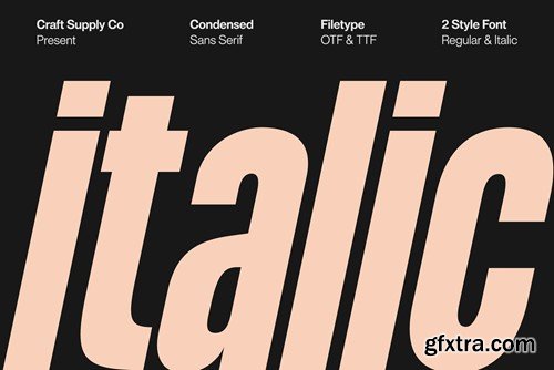 Godger – Condensed Sans Serif 5QX45ZQ