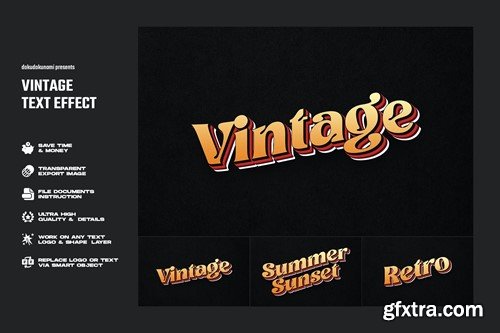 Vintage Text Effect Q4X8893