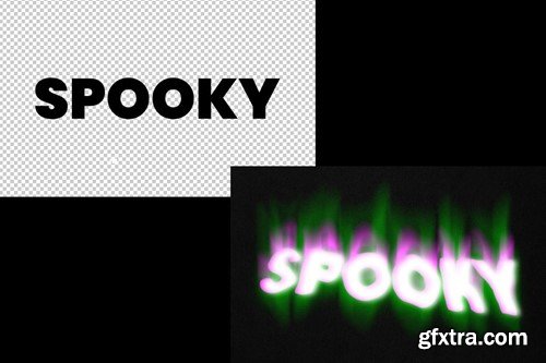 Ghost Spooky Smoke Text Effect LUEM9WB