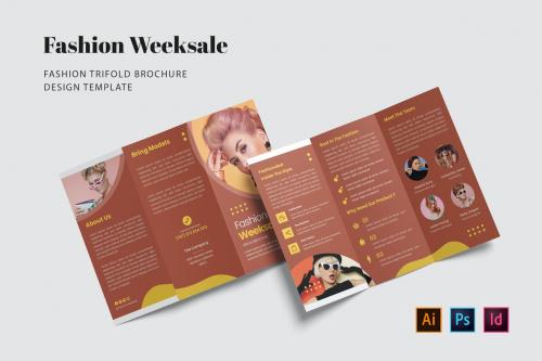 Fashion Weeksale Trifold Brochure