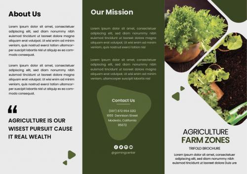 Farm Zones Trifold Brochure